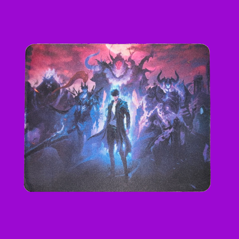 Solo Leveling Mousepad – For Hunters Who Click Like S-Ranks