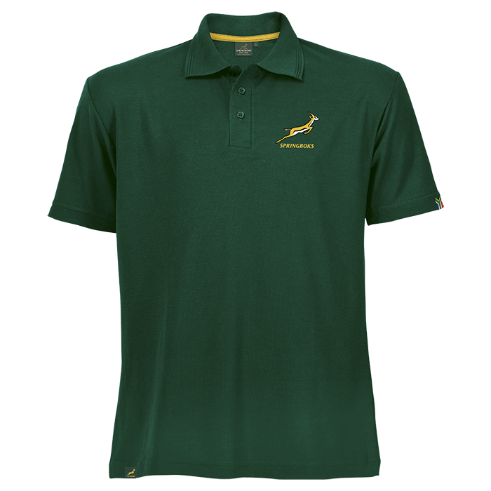 Springboks 160g Single Jersey Short Sleeve Golfer