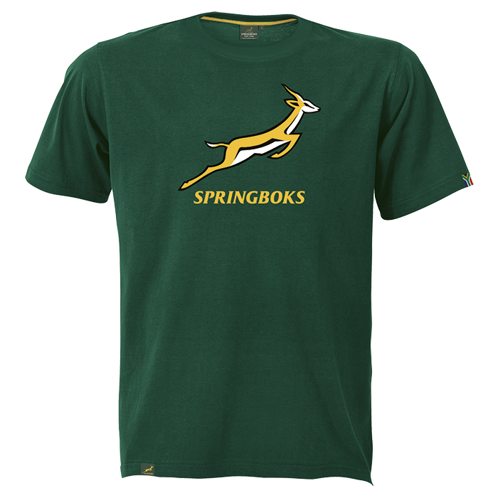 Springboks 160g Single Jersey Short Sleeve Graphic Tee