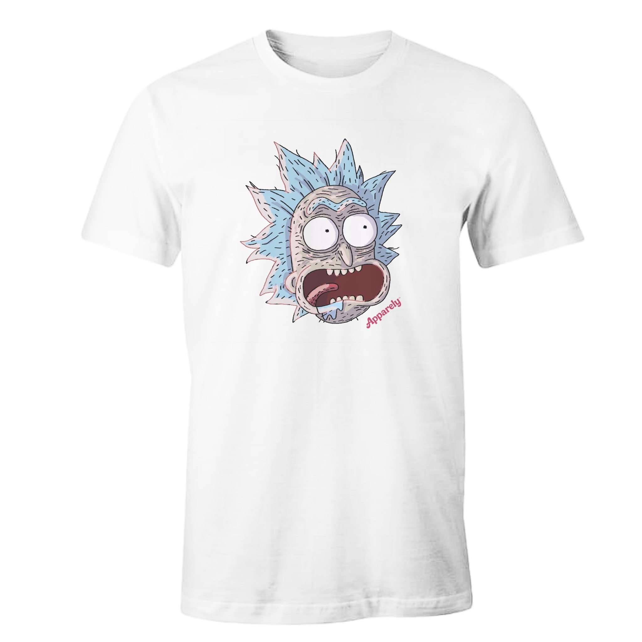 Apparely Rick and Morty Rick Sanchez Face T-Shirt